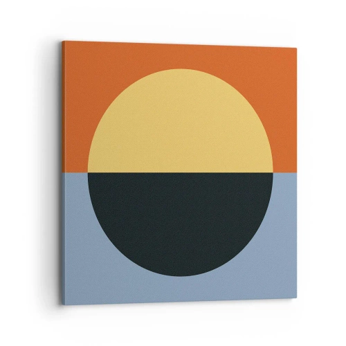 Quadro em tela - Composição do calor e do frio - 70x70 cm