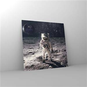 Quadro em vidro - Saudações da Lua - 60x60 cm