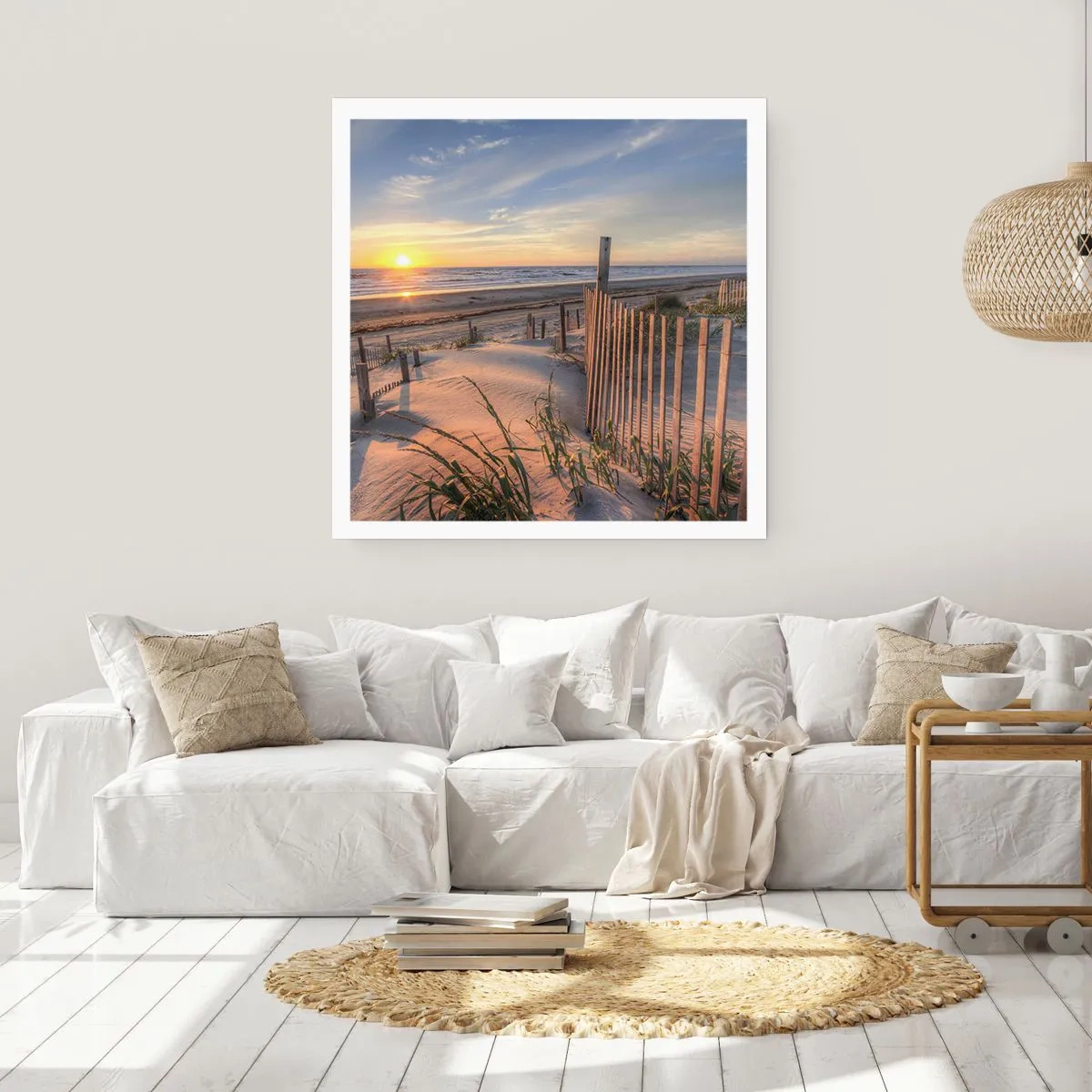 Pôster - Brilho e sombra do vento - 50x50 cm