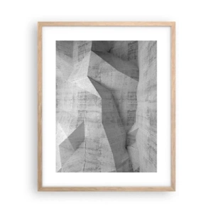 Pôster com moldura de carvalho claro - Um verdadeiro desafio - 40x50 cm