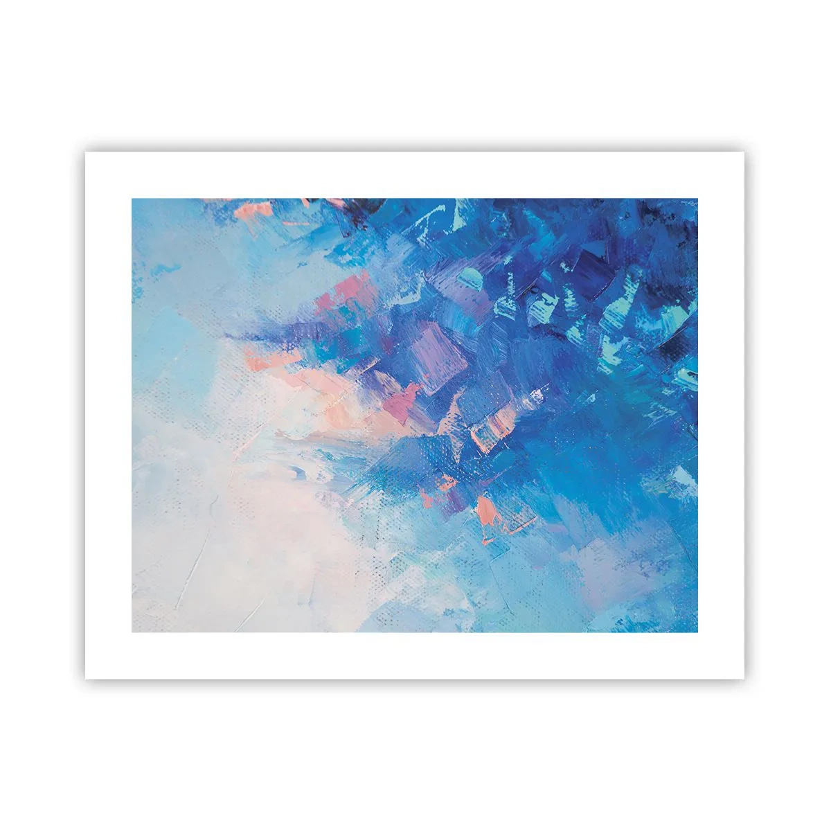 Pôster - Abstração de inverno - 50x40 cm