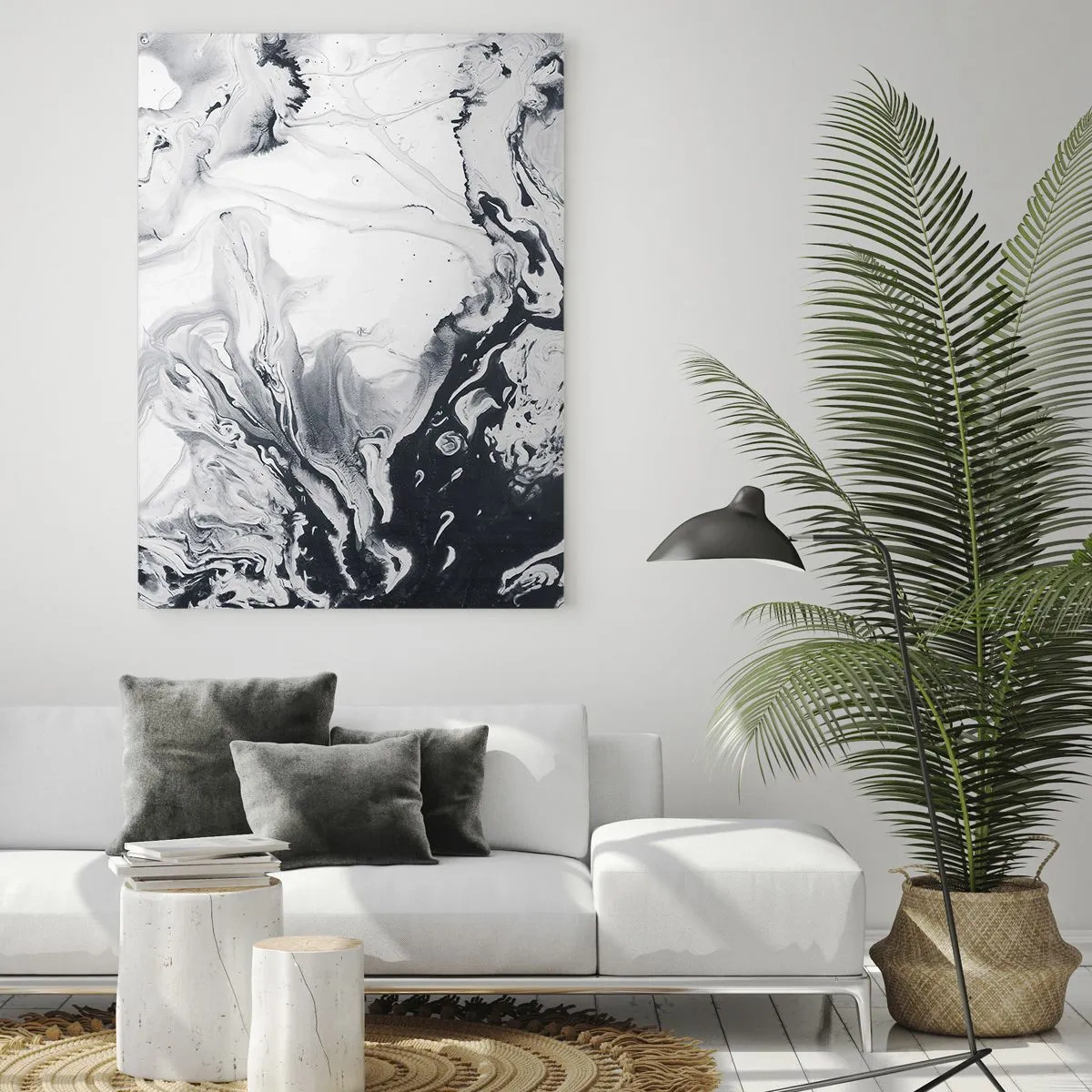 Quadro em vidro - O Interior da Terra - 50x70 cm