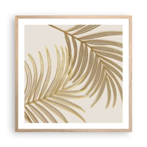 Pôster com moldura de carvalho claro - Palma de Ouro! - 60x60 cm