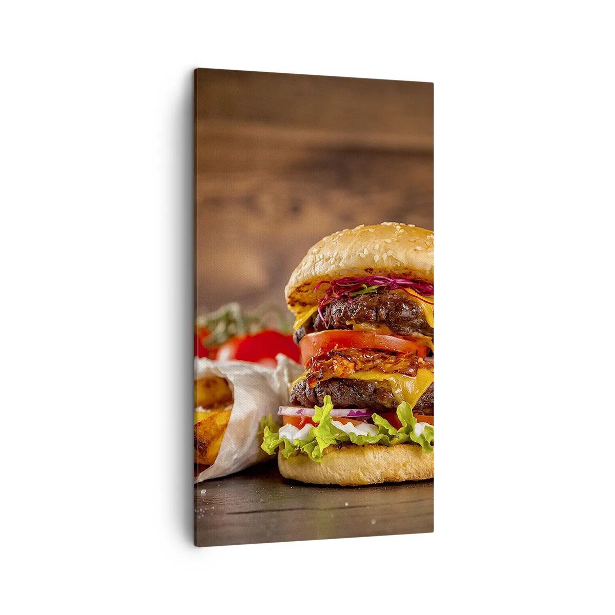 Quadro em tela - Fruta proibida - 45x80 cm