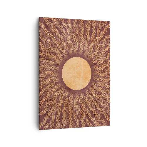 Quadro em tela - Ícone do sol - 50x70 cm