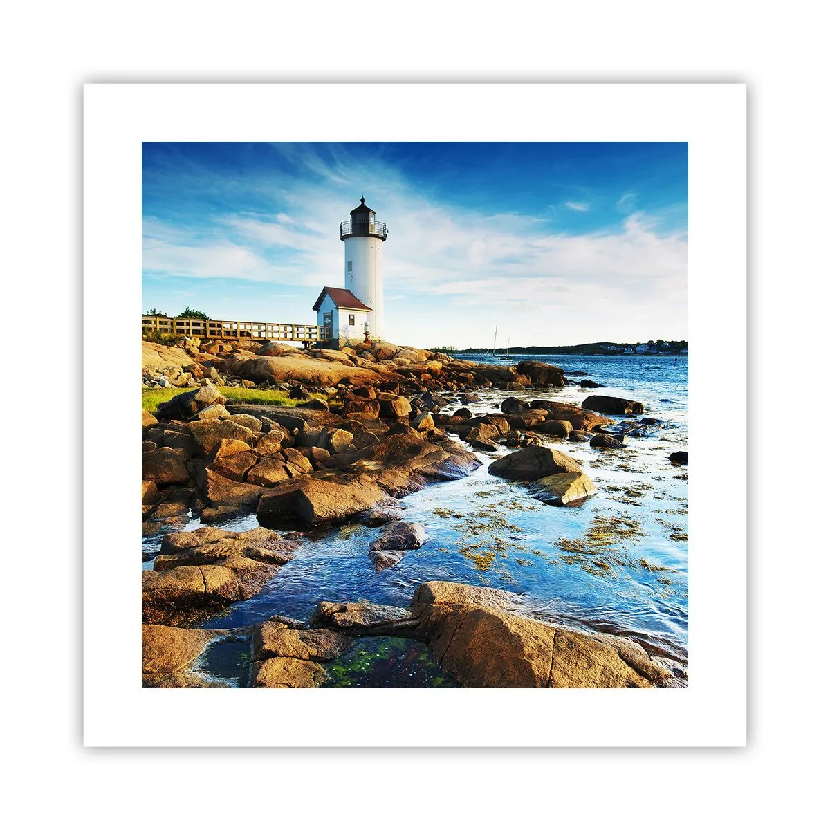 Pôster - Voltem bem, estou à espera - 40x40 cm