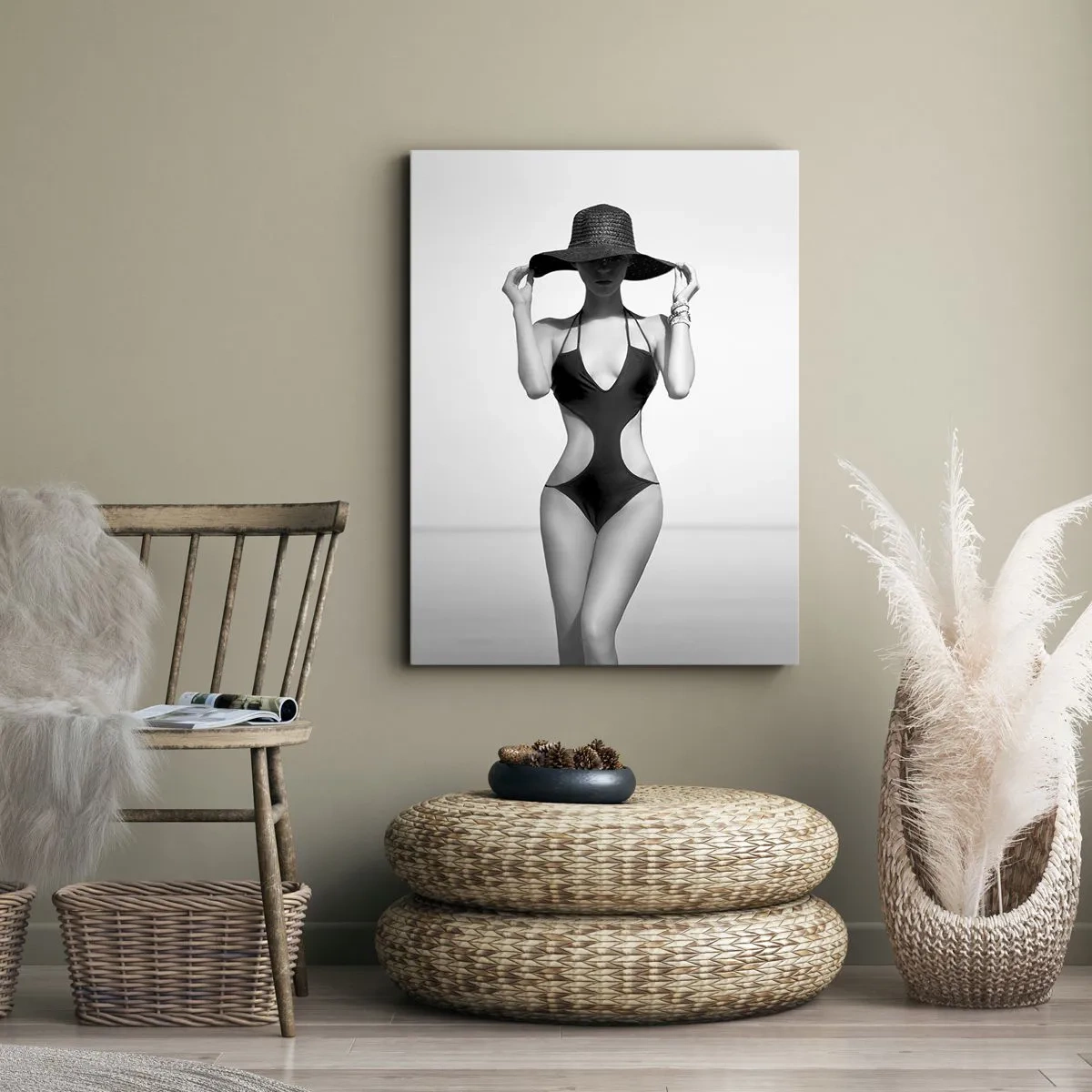 Quadro em tela - Meu nome é: Elegância - 50x70 cm