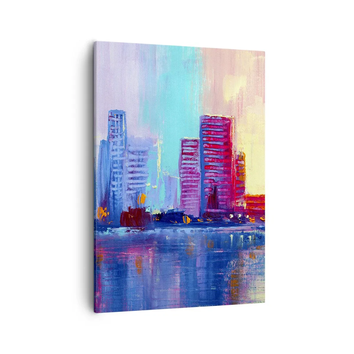 Quadro em tela - Banhada em cores - 50x70 cm