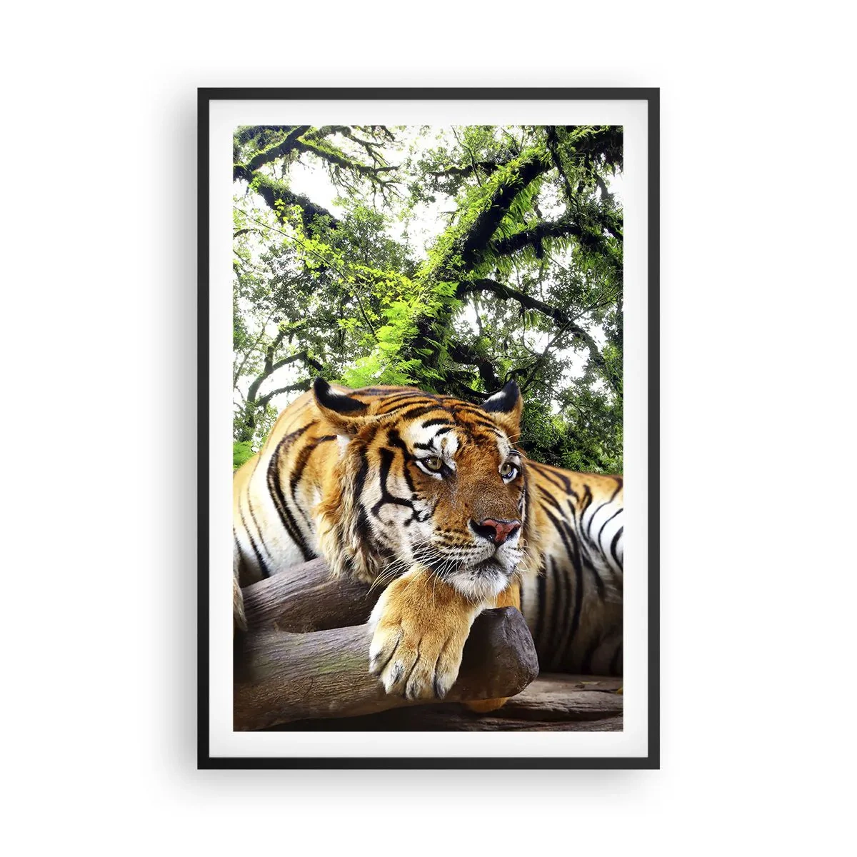 Pôster com moldura preta - Com os melhores cumprimentos - 61x91 cm