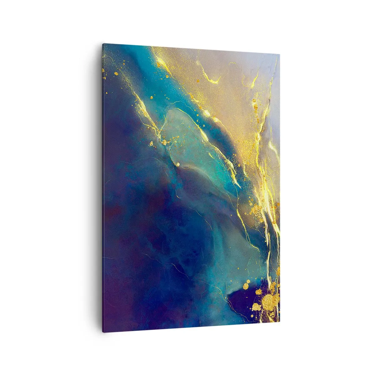 Quadro em tela - Piscina dourada - 70x100 cm