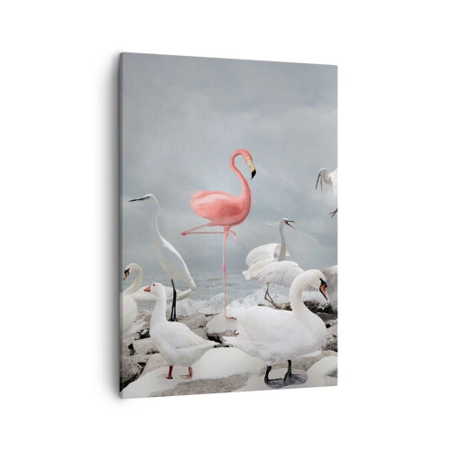 Quadro em tela - Como vim parar aqui? - 50x70 cm