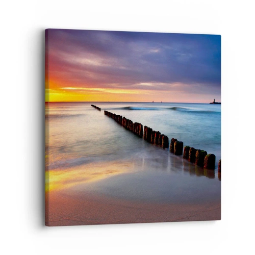 Quadro em tela - Ouça o silêncio - 30x30 cm