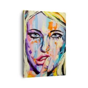 Quadro em tela - Olhe-a diretamente nos olhos - 50x70 cm