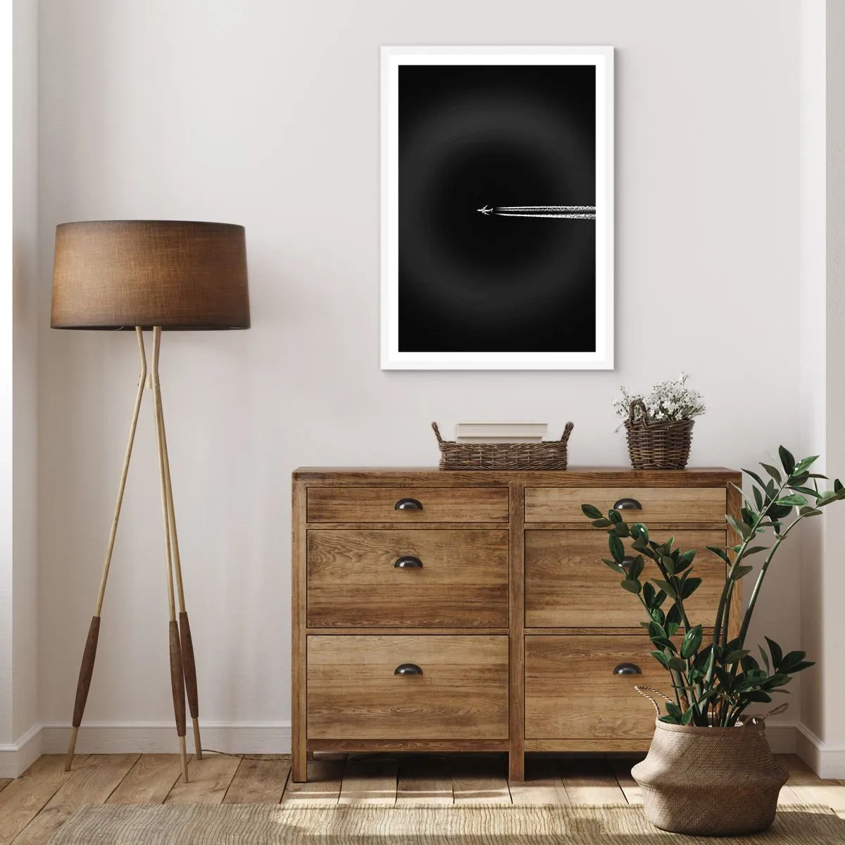 Pôster em moldura branca - Em outra dimensão - 70x100 cm