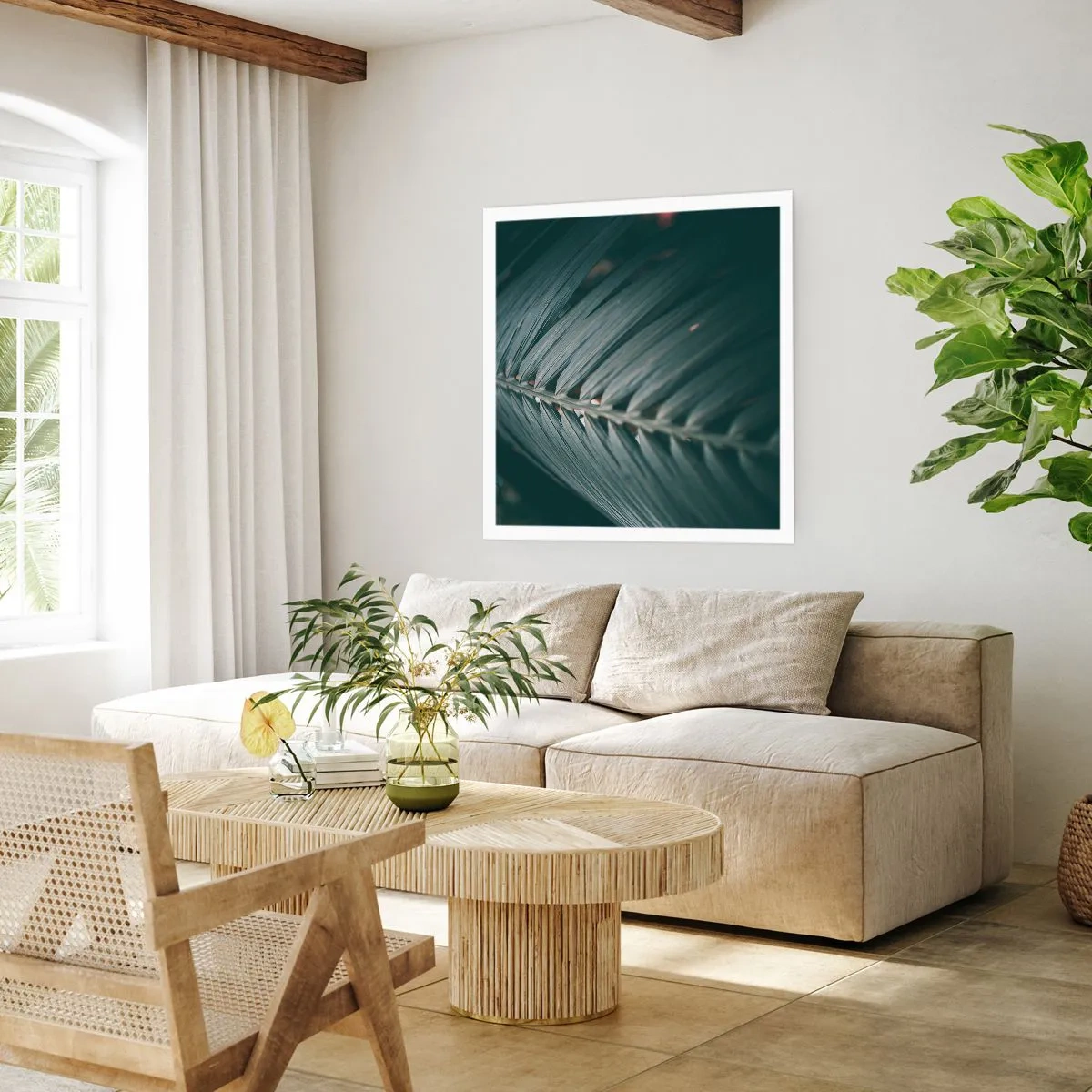 Pôster - A precisão da natureza - 50x50 cm