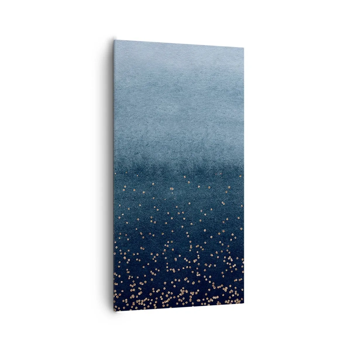 Quadro em tela - Composição – fases azuis - 65x120 cm