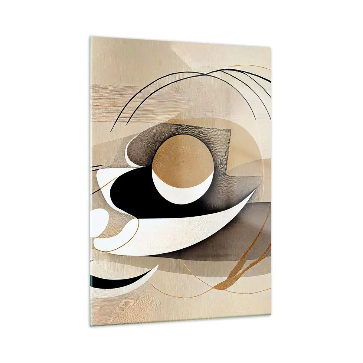 Quadro em vidro - Composição: a essência da palavra - 50x70 cm
