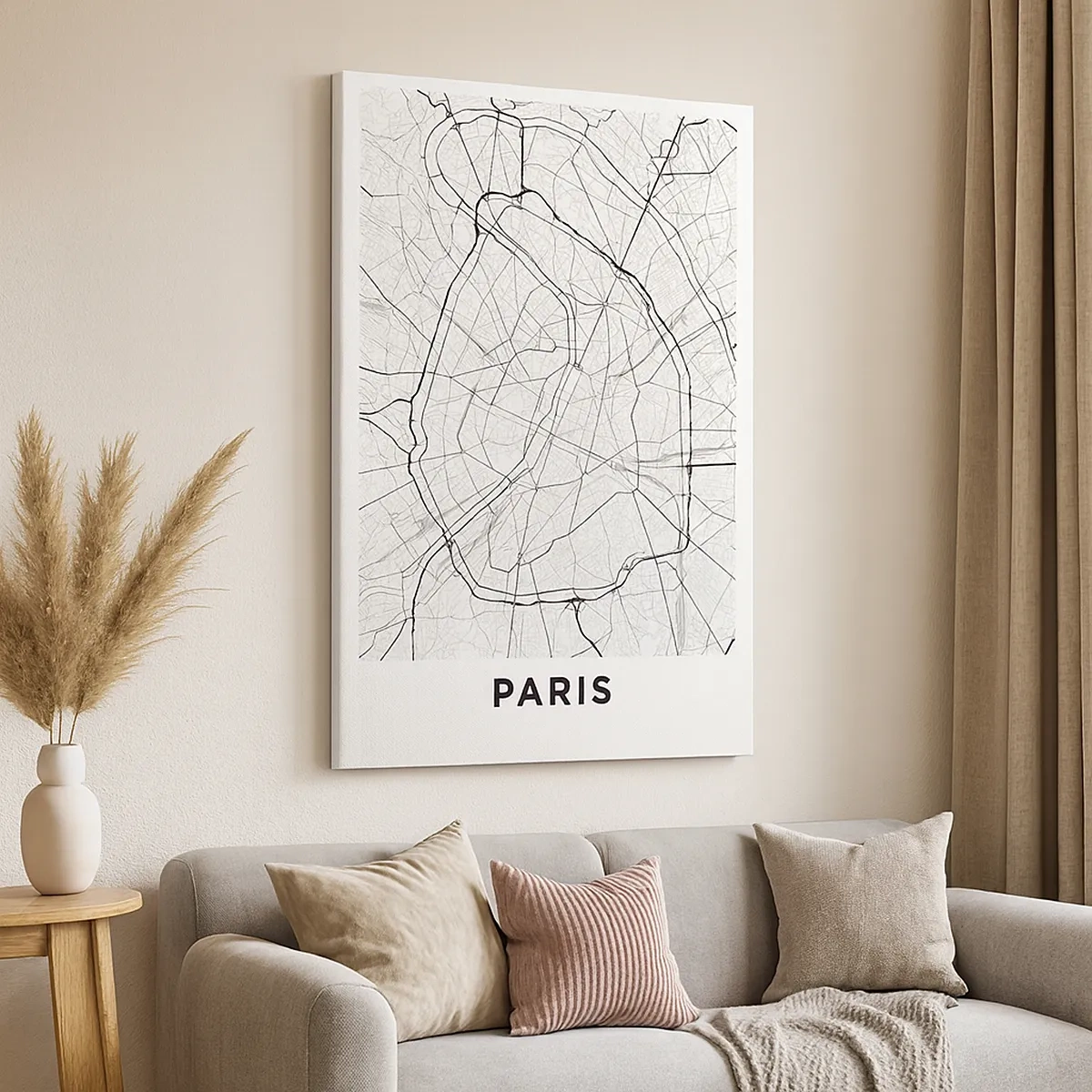 Quadro em tela - Flor de Paris - 50x70 cm