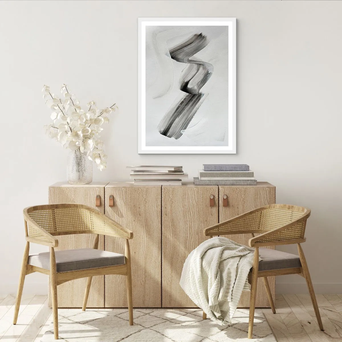 Pôster em moldura branca - Casualmente para se divertir - 61x91 cm