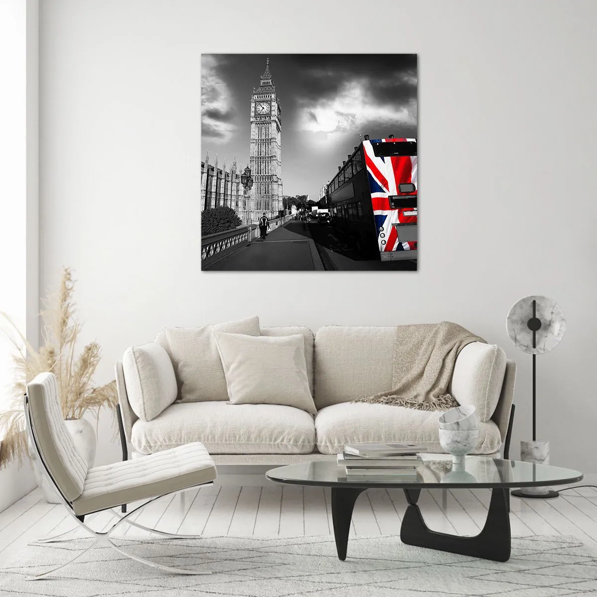 Quadro em vidro - Grande e orgulhosa - 70x70 cm