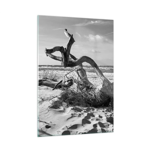 Quadro em vidro - Escultura do mar - 50x70 cm
