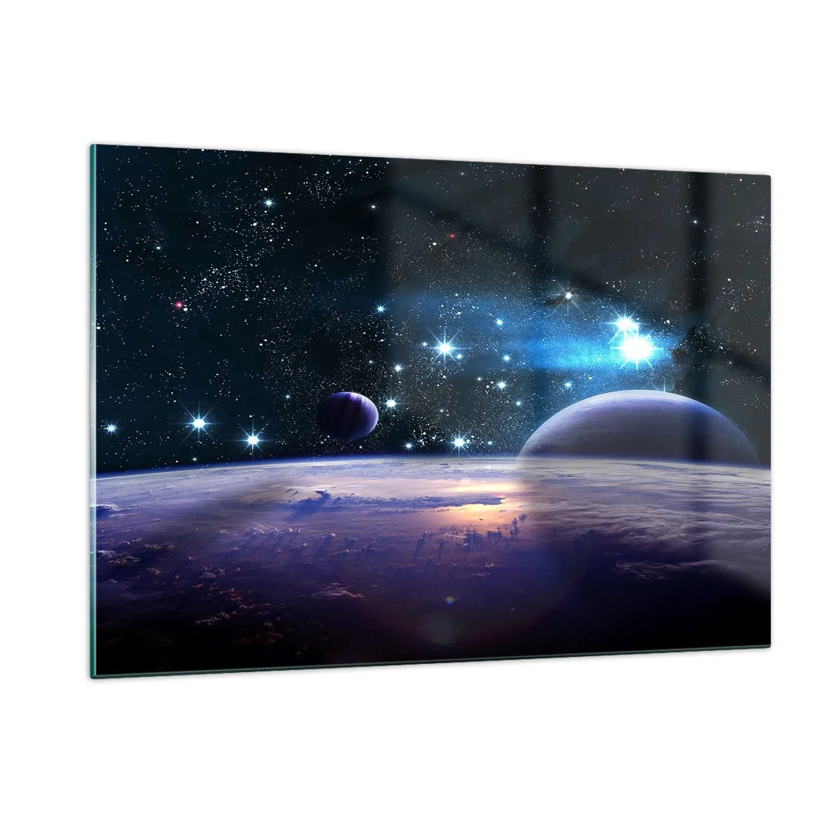 Quadro em vidro - Ainda sozinhos? - 120x80 cm
