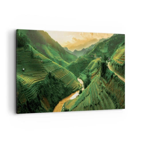 Quadro em tela - Vale vietnamita - 100x70 cm