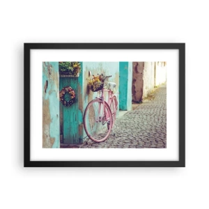 Pôster com moldura preta - Volto logo - 40x30 cm