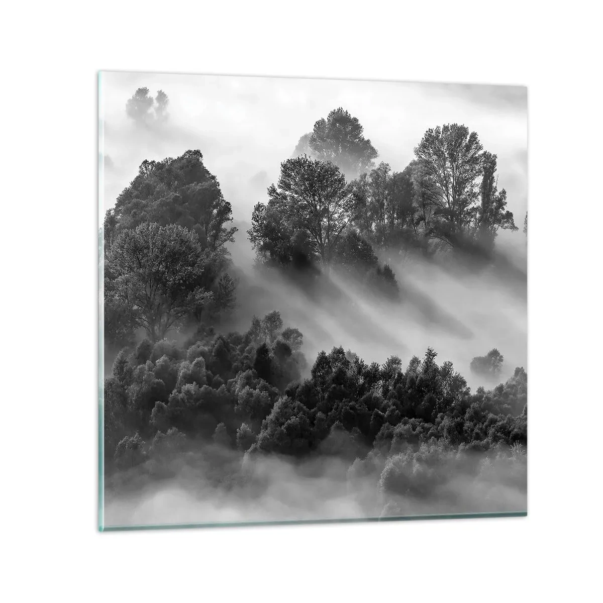 Quadro em vidro - Levantar-se do sono - 60x60 cm