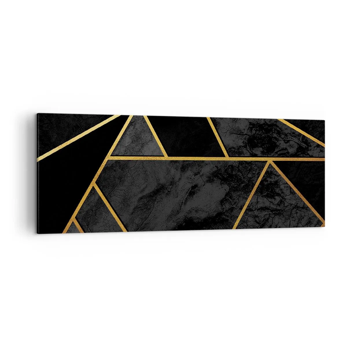 Quadro em tela - Escuridão e esplendor - 140x50 cm