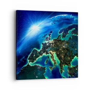 Quadro em tela - Uma Europa cintilante - 40x40 cm