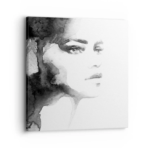 Quadro em tela - Feita de mistério e névoa - 30x30 cm