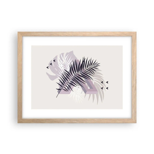 Pôster com moldura de carvalho claro - A sombra de uma sombra - 40x30 cm