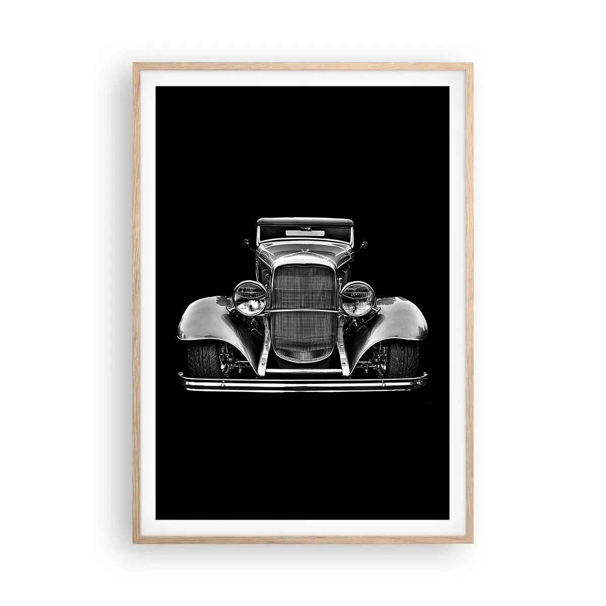 Pôster com moldura de carvalho claro - Um verdadeiro general - 70x100 cm