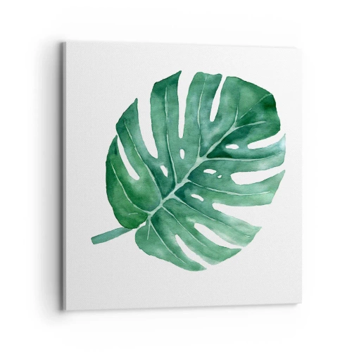 Quadro em tela - Conceito verde - 70x70 cm