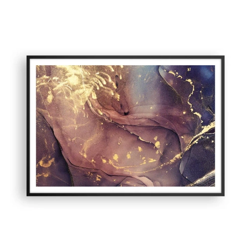 Pôster com moldura preta - Matéria e espírito - 100x70 cm