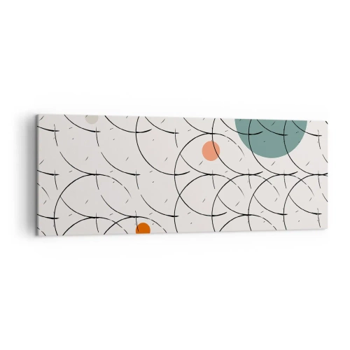 Quadro em tela - No espírito da pop art - 140x50 cm