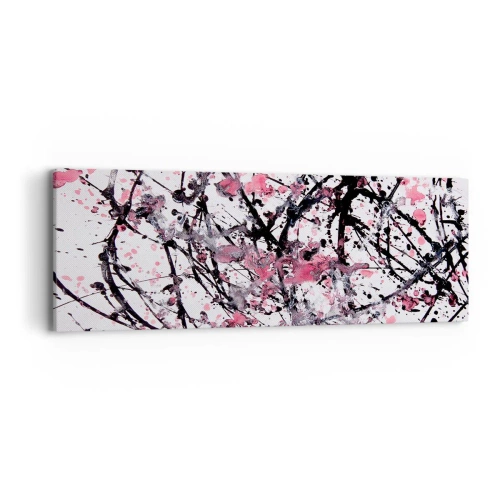 Quadro em tela - A natureza fugaz da vida - 90x30 cm