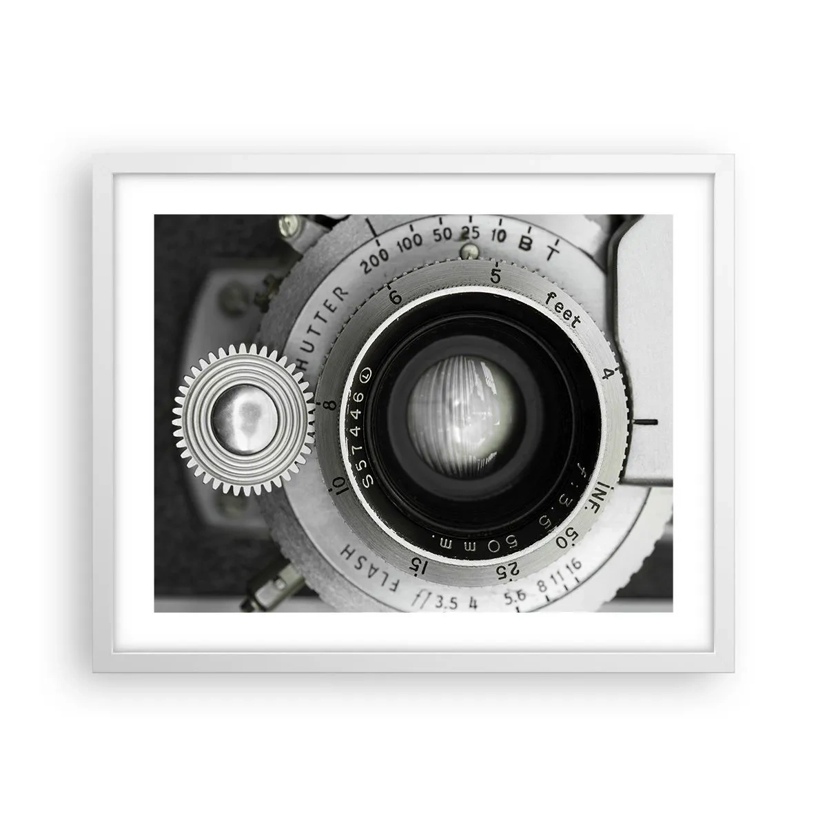 Pôster em moldura branca - Uma história sobre Hollywood - 50x40 cm