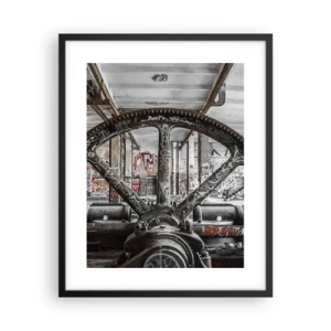 Pôster com moldura preta - A vida secreta da fábrica - 40x50 cm