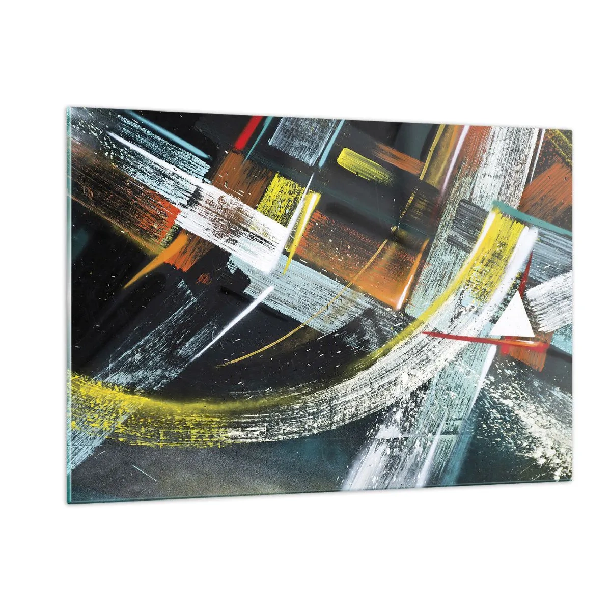 Quadro em vidro - Energia de movimento - 120x80 cm