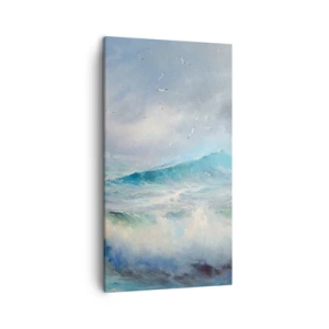 Quadro em tela - O vento uivava triunfalmente… - 45x80 cm