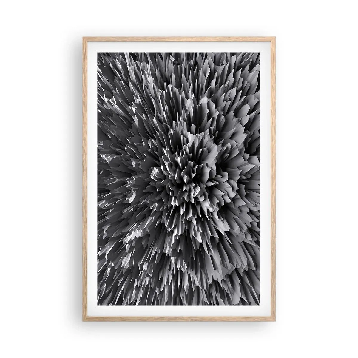 Pôster com moldura de carvalho claro - Não pode ficar mais difícil do que isso - 61x91 cm