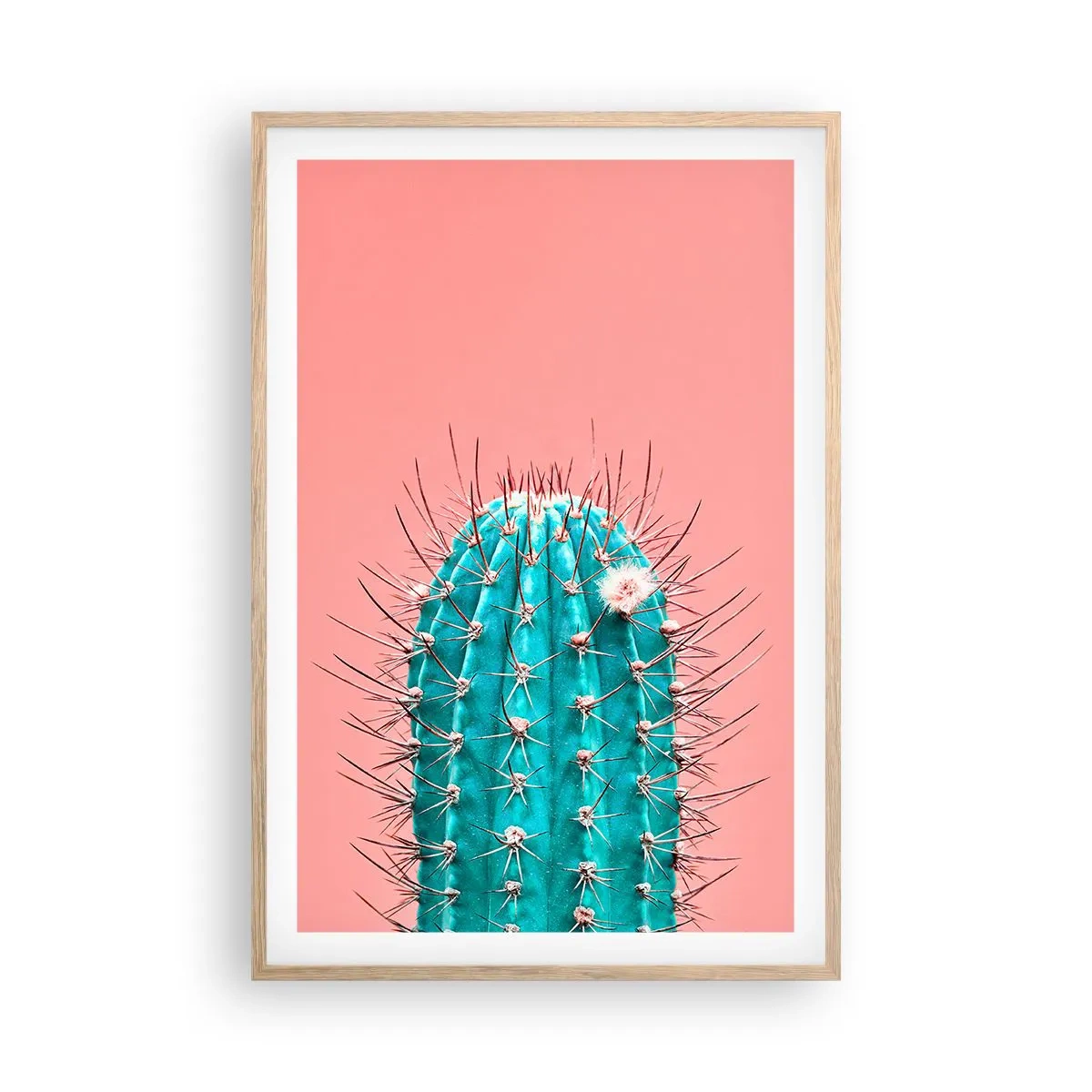 Pôster com moldura de carvalho claro - Apenas olhe - 61x91 cm