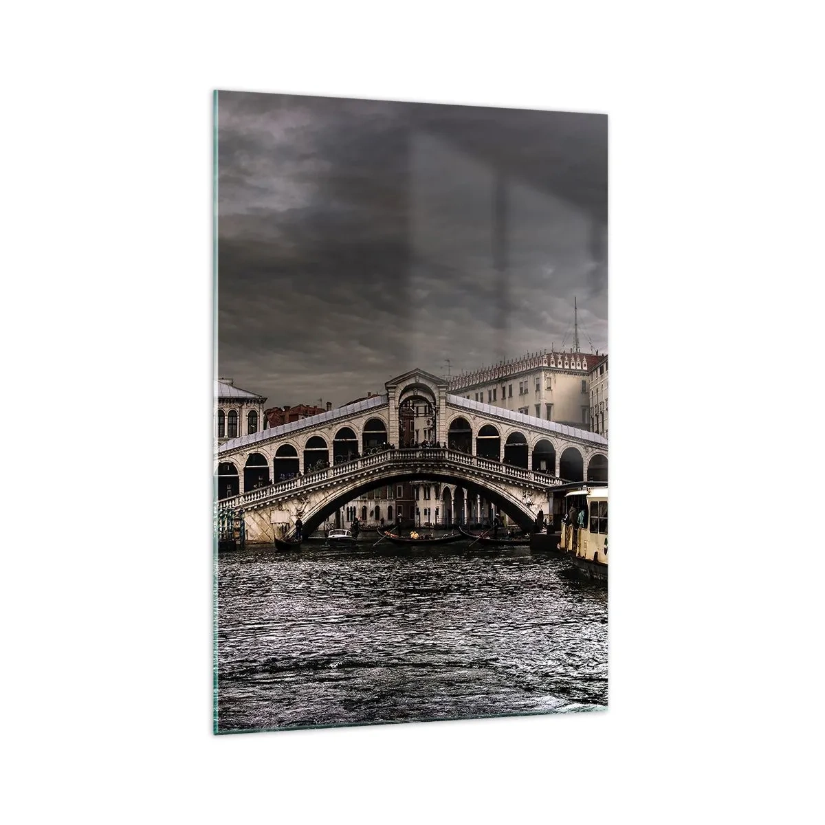 Quadro em vidro - A promessa de uma noite em Veneza - 70x100 cm
