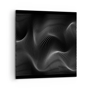 Quadro em tela - Dança de luz no espaço - 50x50 cm