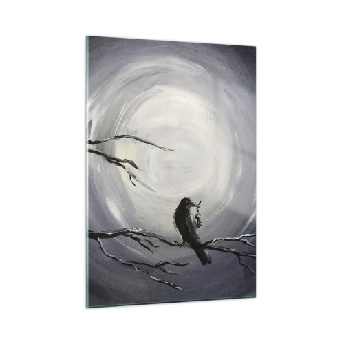 Quadro em vidro - A chave para o mistério da noite - 50x70 cm