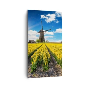 Quadro em tela - Nada mais holandês do que isso - 45x80 cm