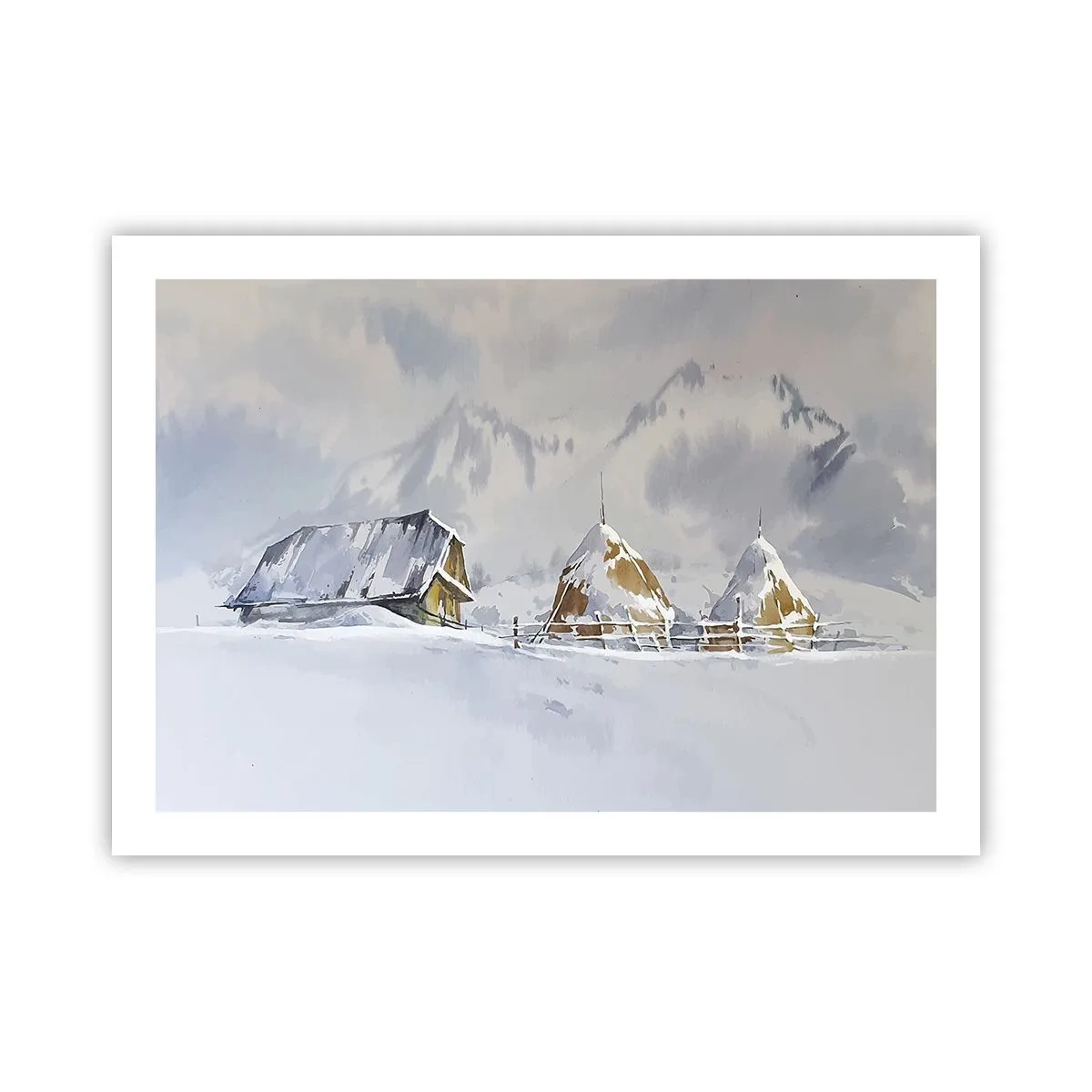 Pôster - No vale nevado - 70x50 cm