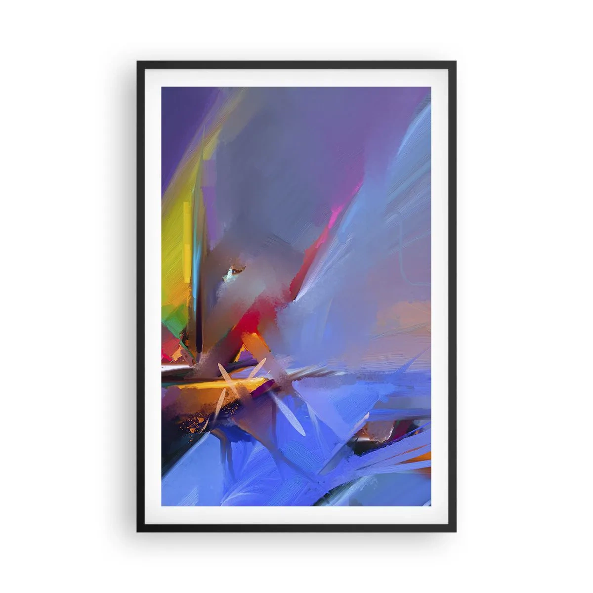 Pôster com moldura preta - Como as asas de um pássaro - 61x91 cm